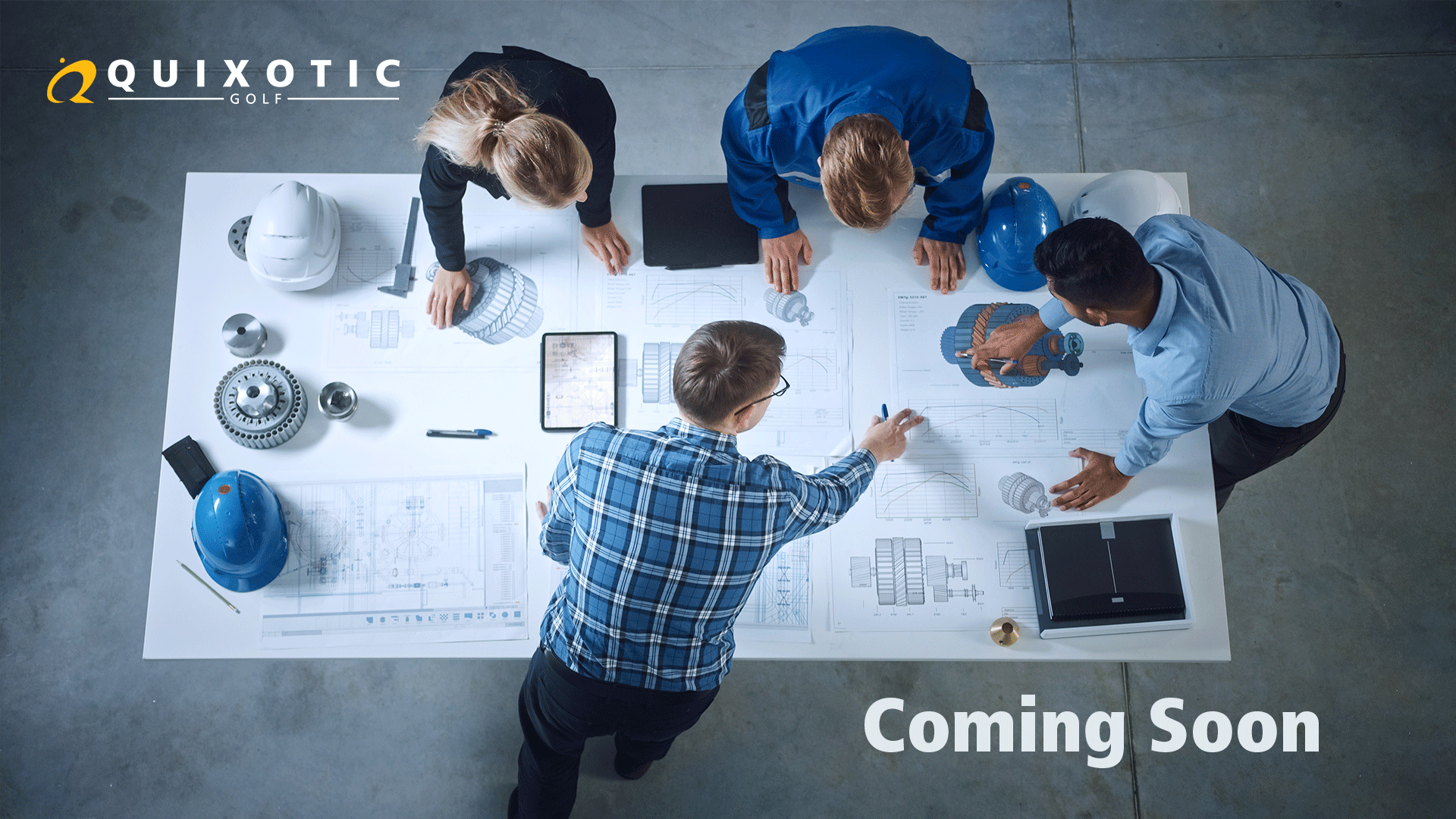Quixotic Golf Coming Soon page banner - Under Construction